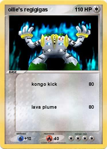 Pokemon ollie's regigigas