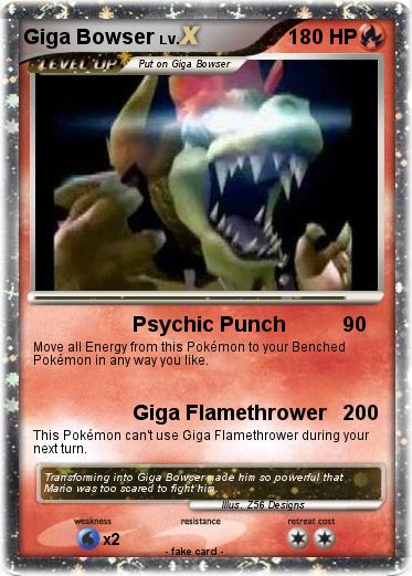 Pokemon Giga Bowser