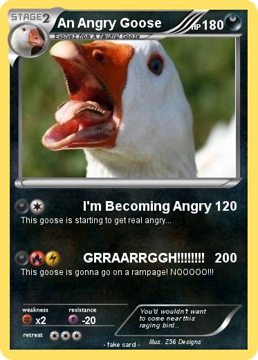 Pokemon An Angry Goose