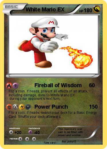 Pokemon White Mario EX