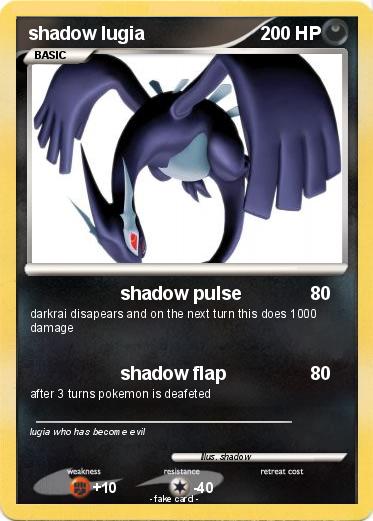 Pokemon shadow lugia