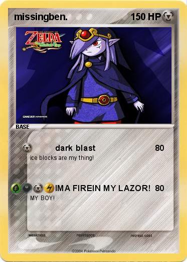 Pokemon missingben.