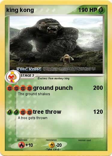 Pokemon king kong