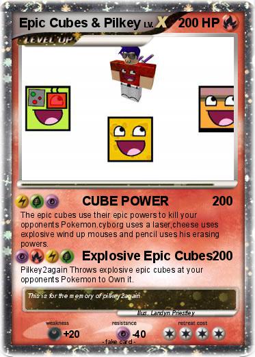 Pokemon Epic Cubes & Pilkey