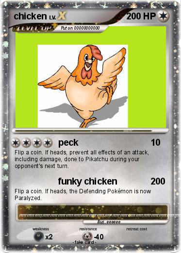 Pokemon chicken