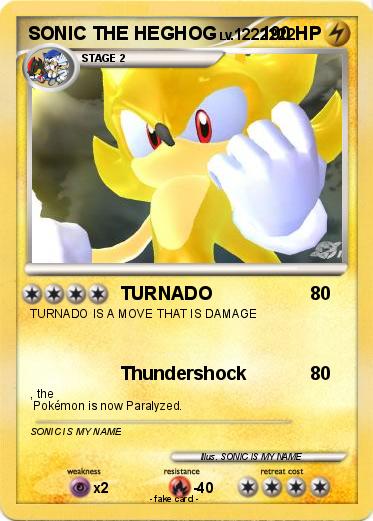 Pokemon SONIC THE HEGHOG