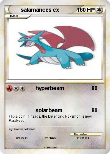 Pokemon salamances ex