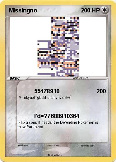 Pokemon Missingno