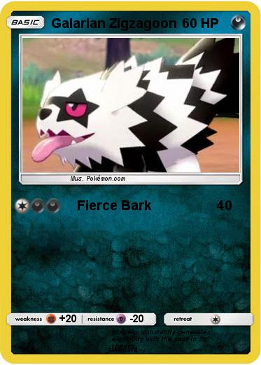 Pokemon Galarian Zigzagoon