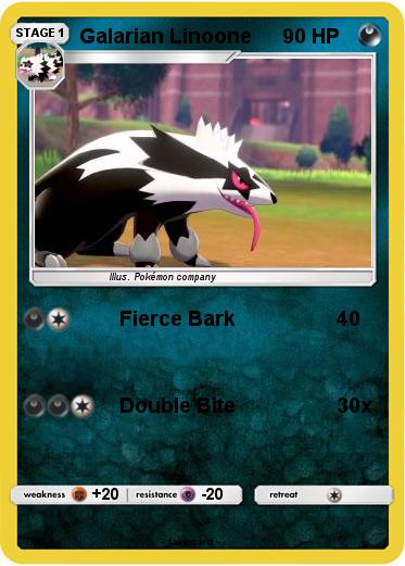 Pokemon Galarian Linoone