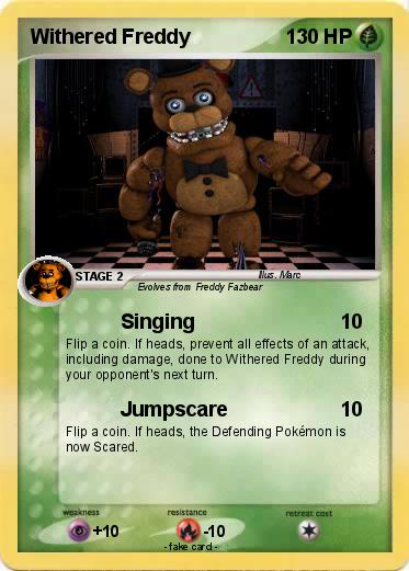 Pokemon Withered Freddy