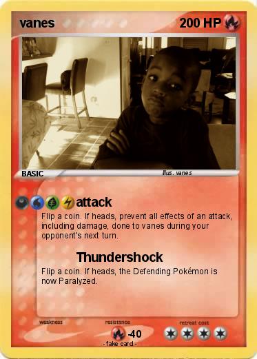 Pokemon vanes