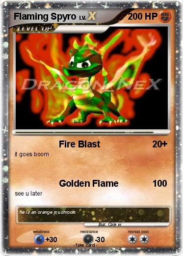 Pokemon Flaming Spyro