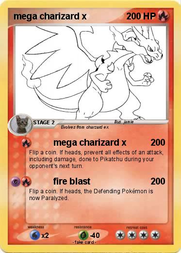 Pokemon mega charizard x