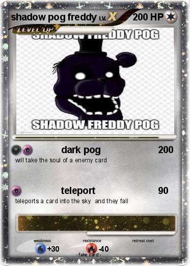 Pokemon shadow pog freddy