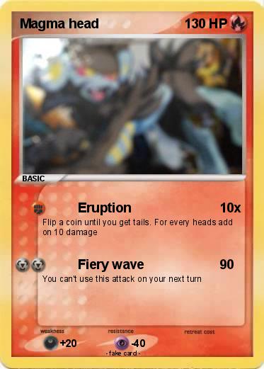 Pokemon Magma head