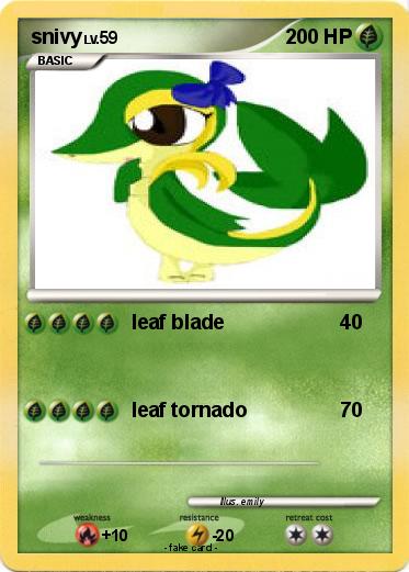 Pokemon snivy