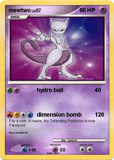 Pokemon mewtwo