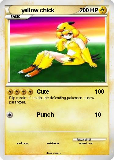 Pokemon yellow chick