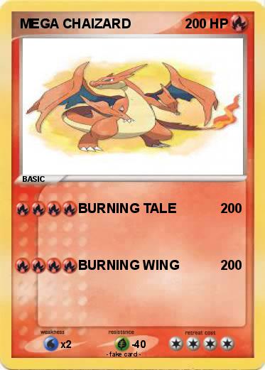 Pokemon MEGA CHAIZARD