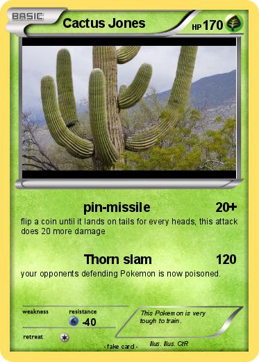 Pokemon Cactus Jones
