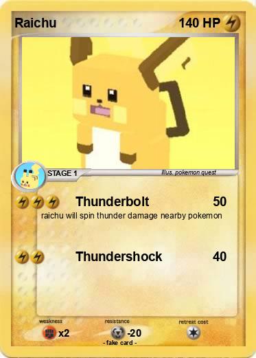 Pokemon Raichu