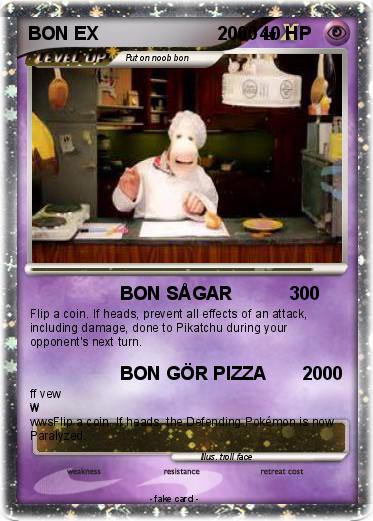 Pokemon BON EX                       2000