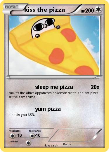 Pokemon kiss the pizza