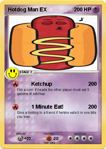 Pokemon Hotdog Man EX