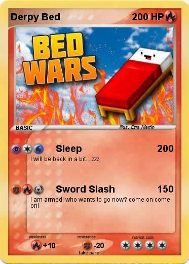Pokemon Derpy Bed