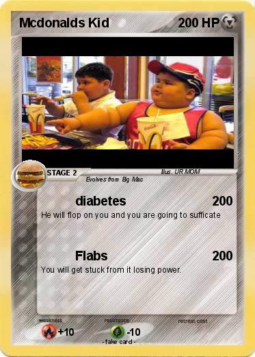Pokemon Mcdonalds Kid