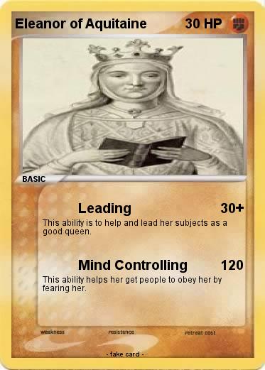 Pokemon Eleanor of Aquitaine