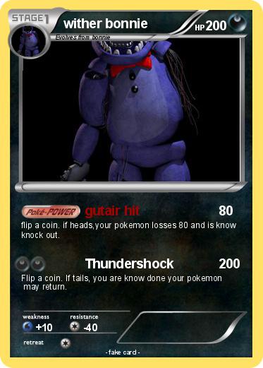 Pokemon wither bonnie