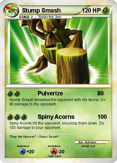 Pokemon Stump Smash