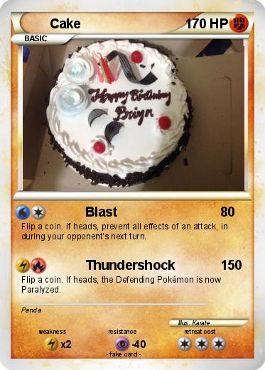 Pokemon Cake
