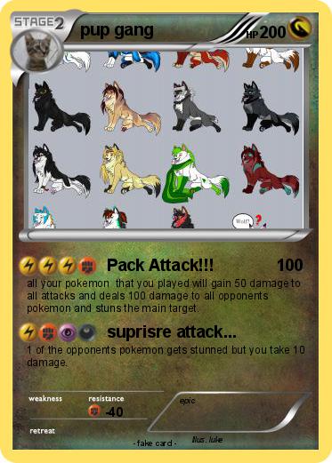 Pokemon pup gang