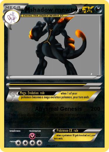 Pokemon shadow mewtwo
