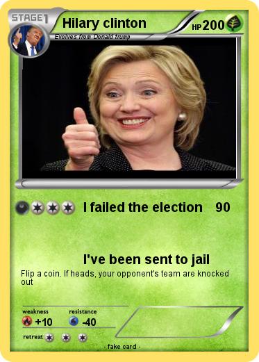 Pokemon Hilary clinton