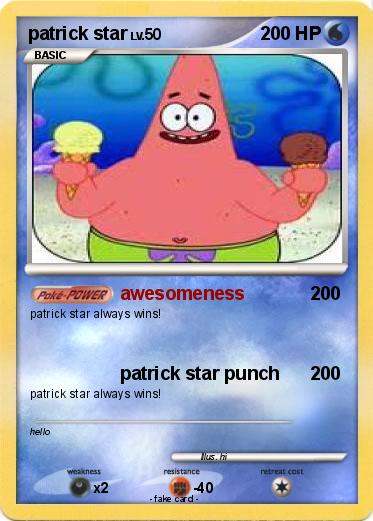 Pokemon patrick star