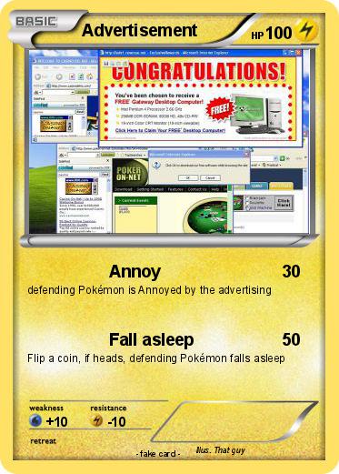 Pokemon Advertisement