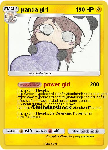 Pokemon panda girl