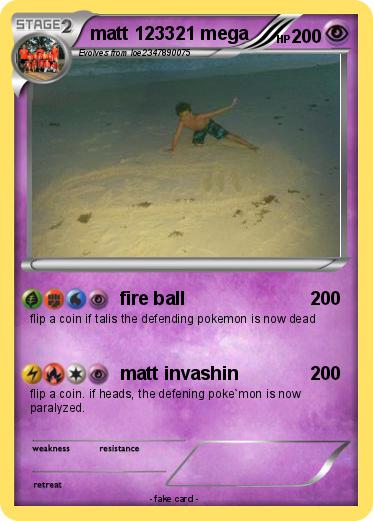 Pokemon matt 123321 mega