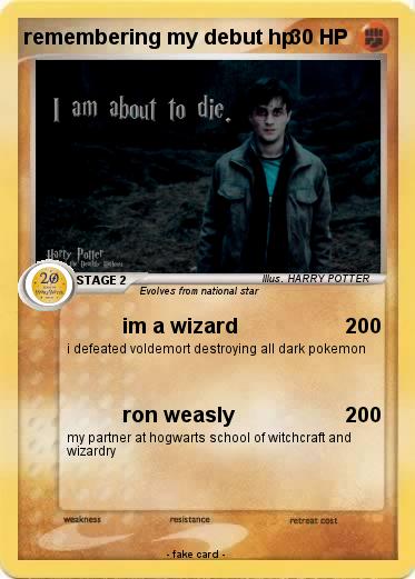 Pokemon remembering my debut hp