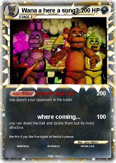 Pokemon Wana a here a song?