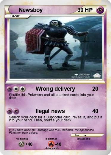 Pokemon Newsboy