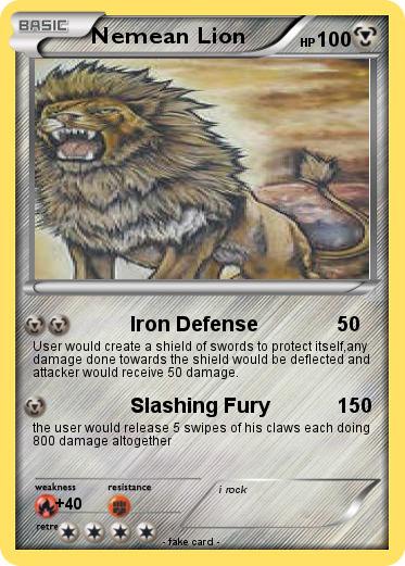 Pokemon Nemean Lion