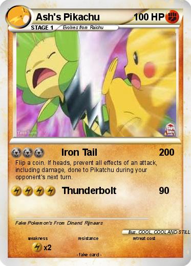 Pokemon Ash's Pikachu