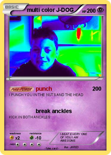 Pokemon multi color J-DOG