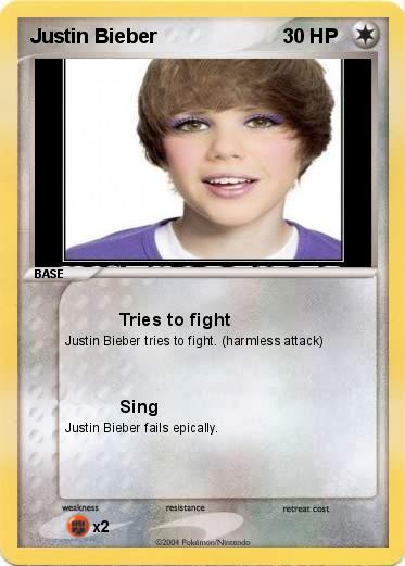 Pokemon Justin Bieber