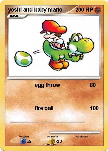 Pokemon yoshi and baby mario
